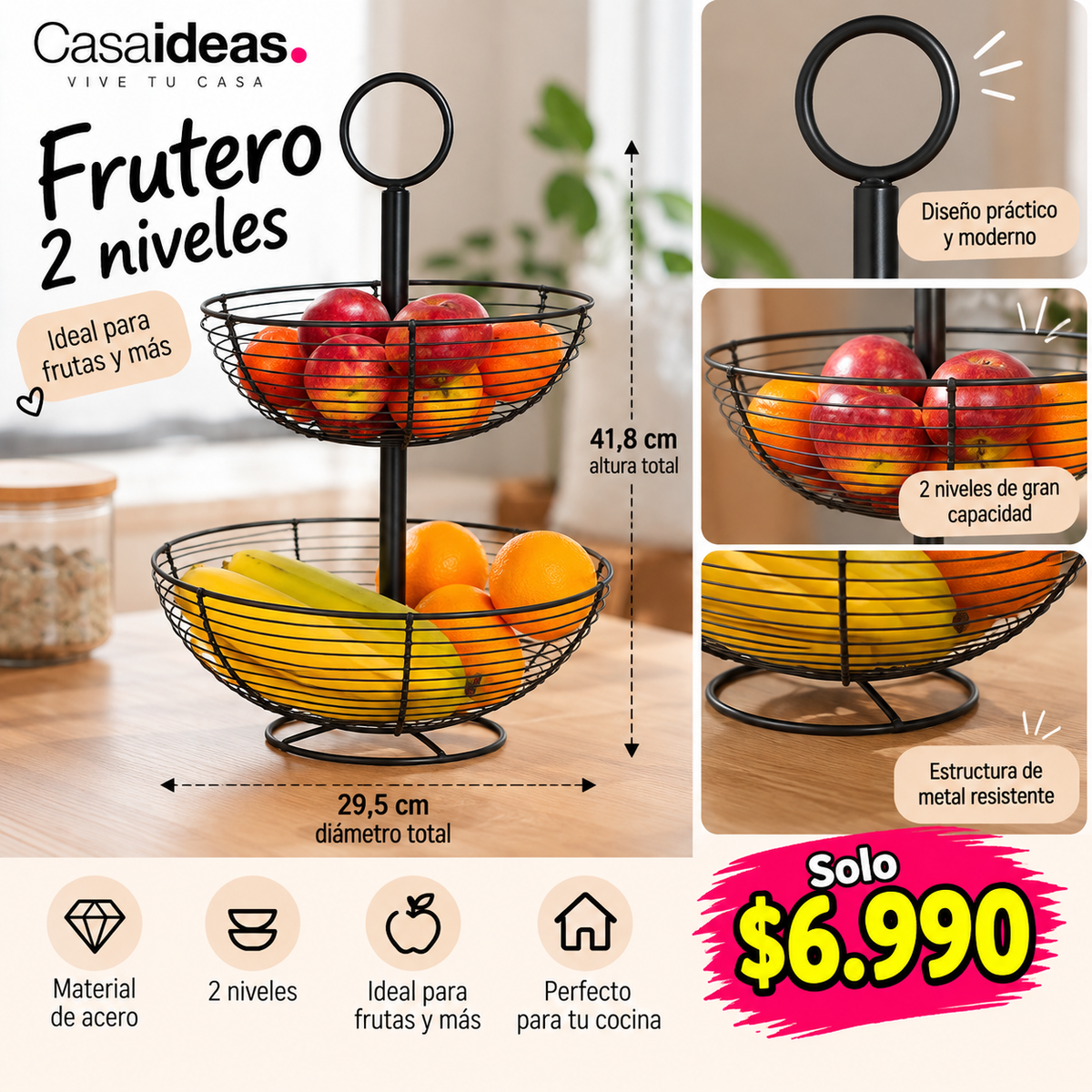 Frutero 2 niveles