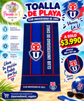 Toalla playa U. De Chile