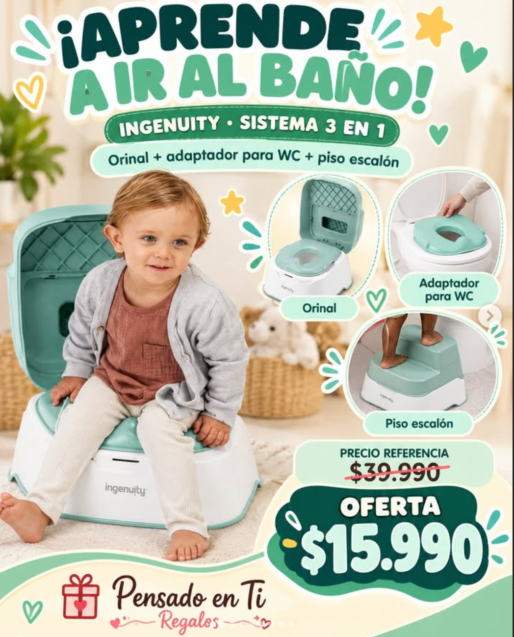 💚🚽 ¡APRENDE A IR AL BAÑO CON INGENUITY! 👶✨