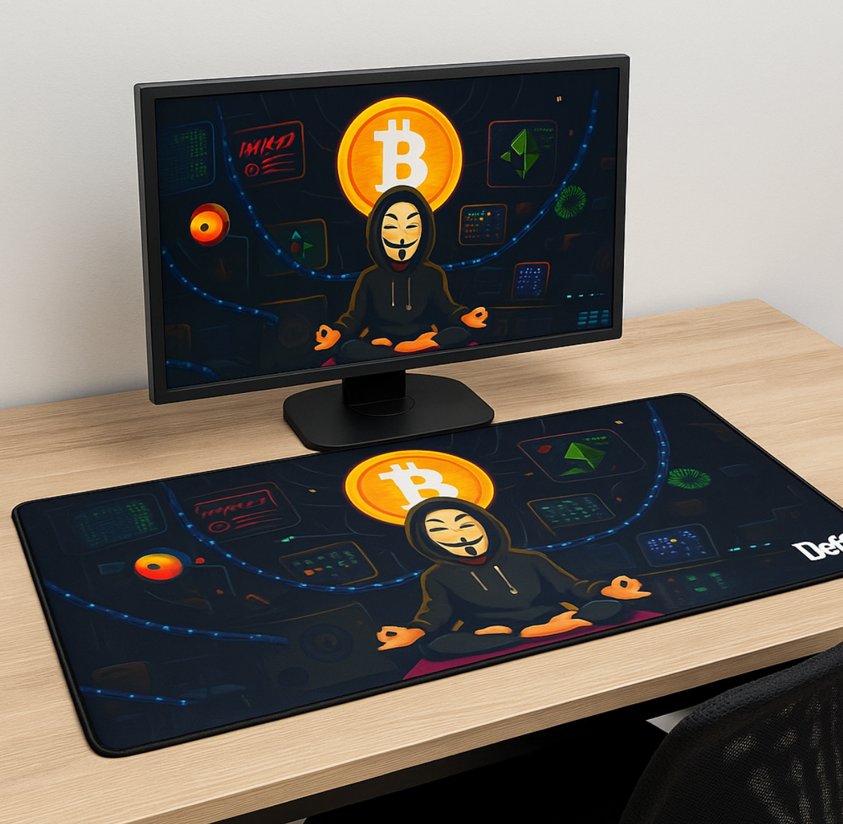 Mousepad Gamer XL Mapa Mundial 37