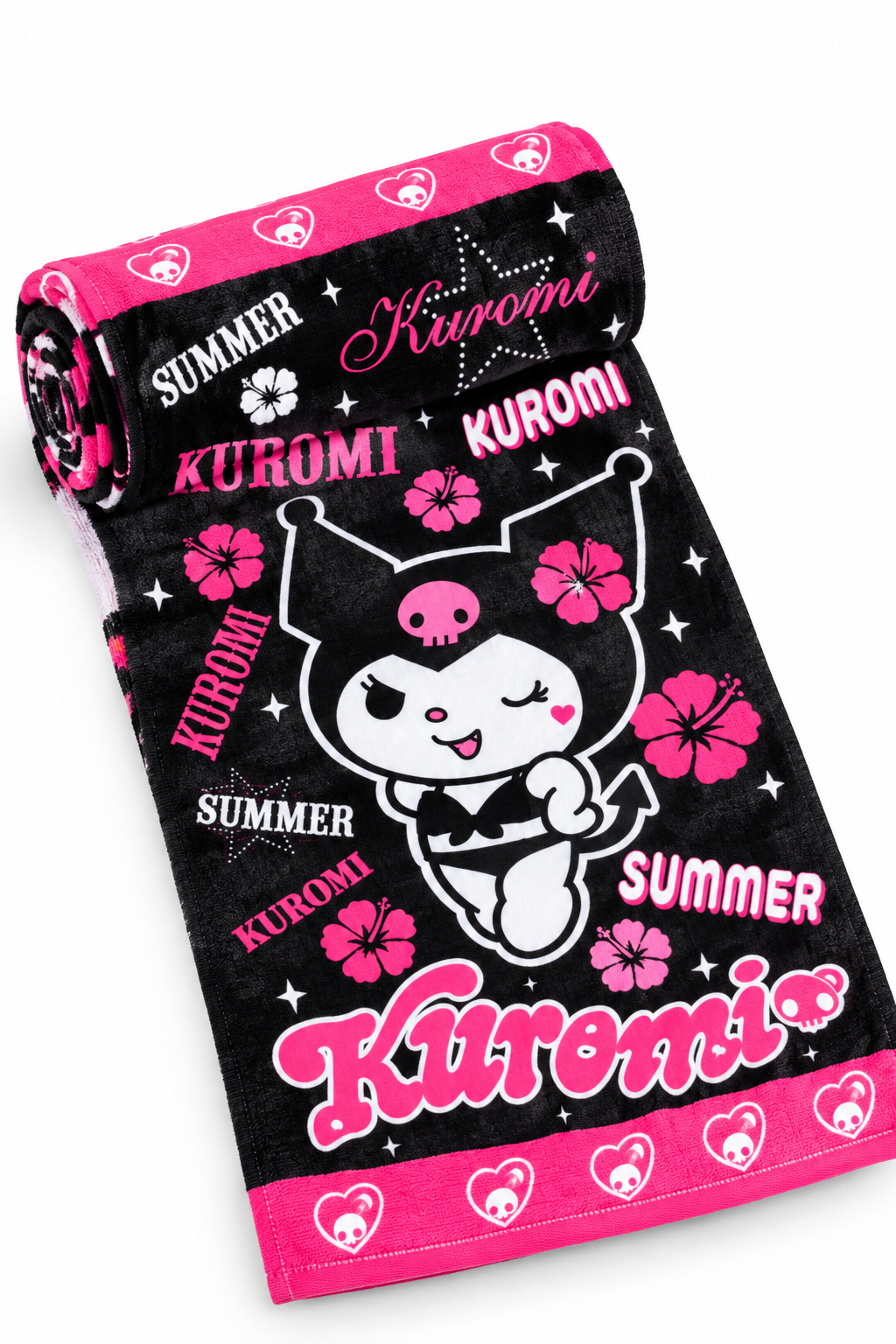 Toalla de Playa Kuromi 🖤🩷