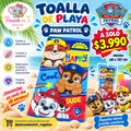Toalla playa Paw Patrol