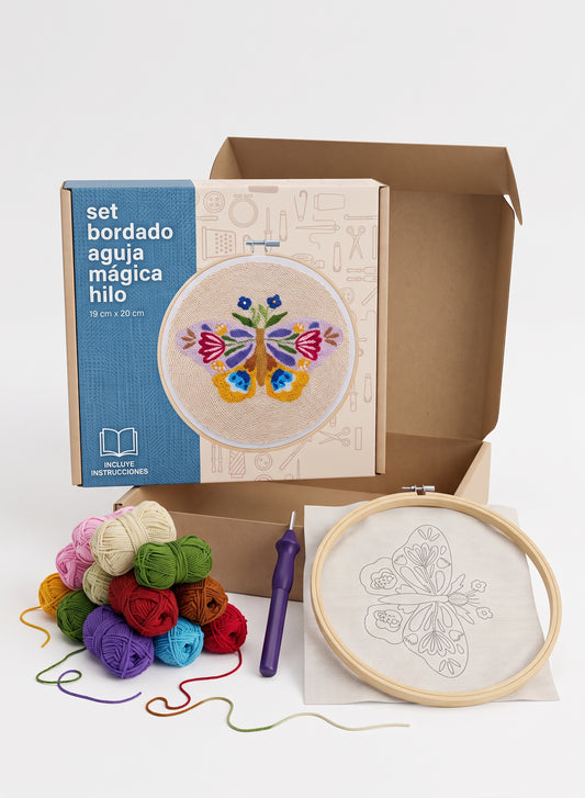 Kit de Bordado Aguja Mágica