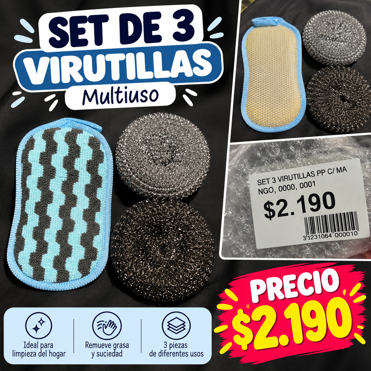 Set de virutillas