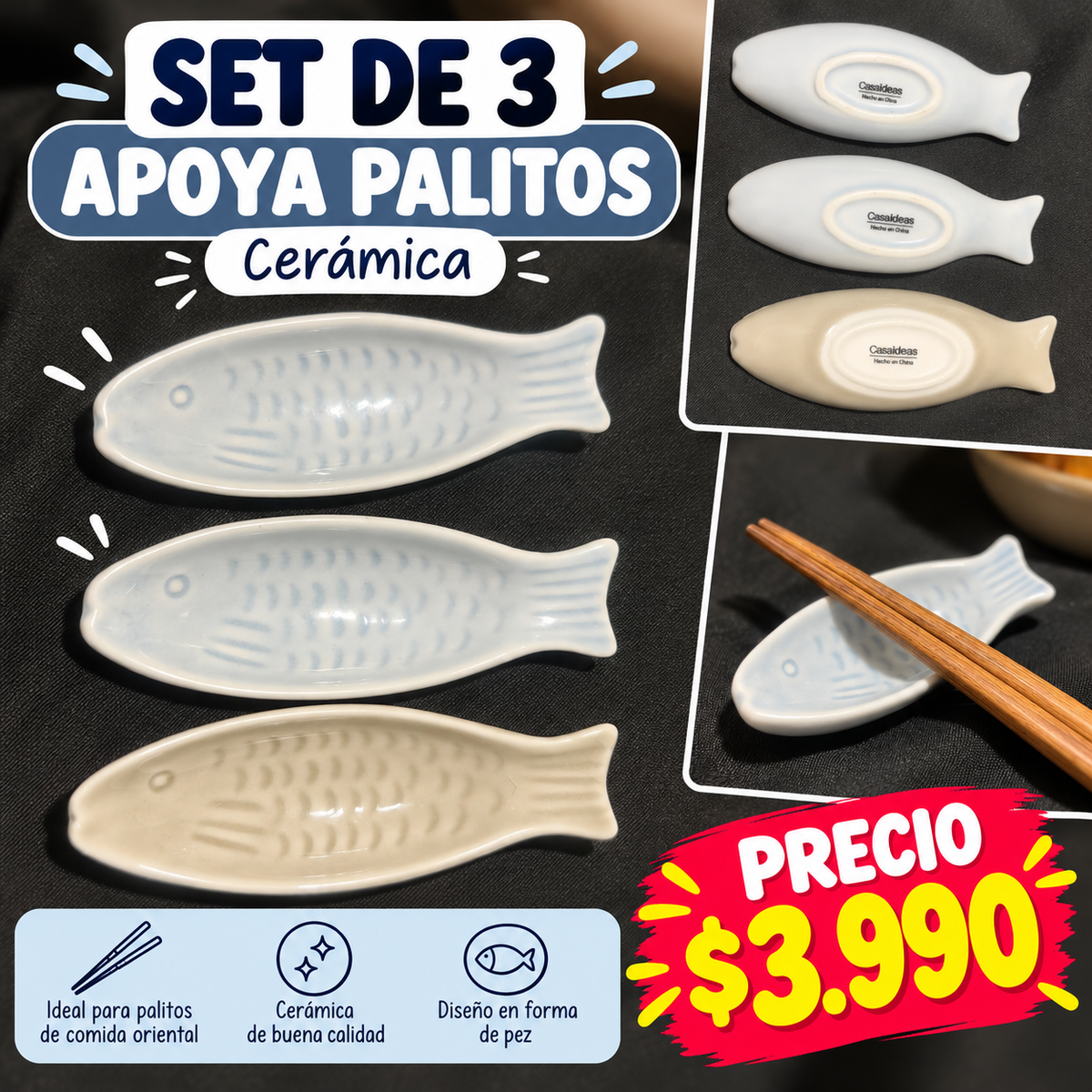 Set apoya palitos