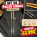 Palillos chinos reutilizables