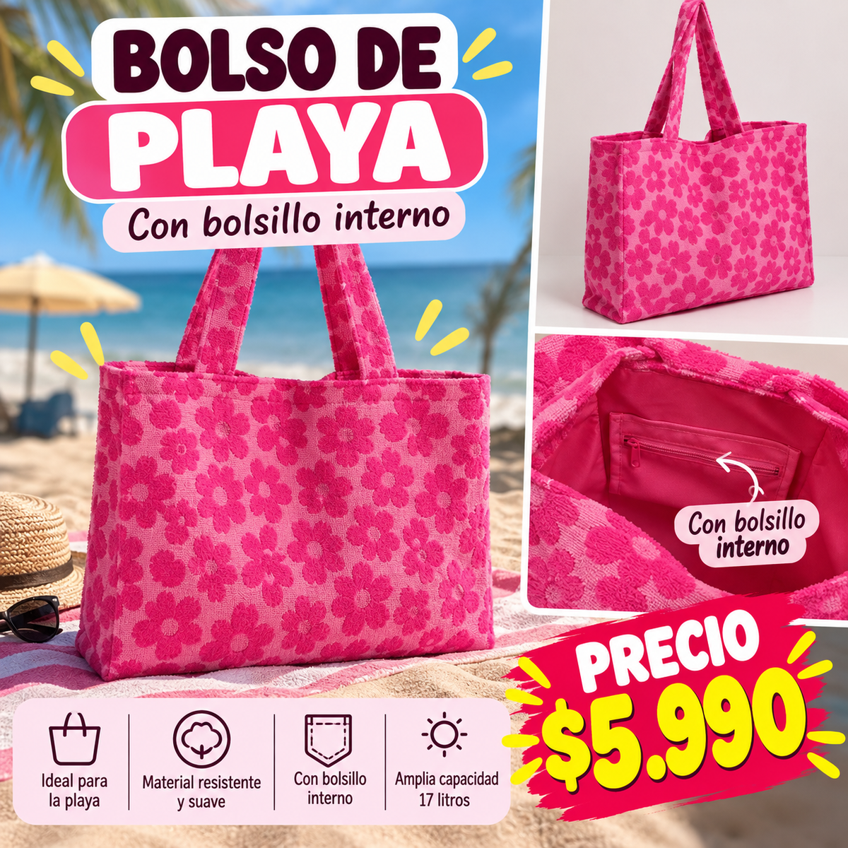 Bolso de playa