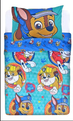 Plumón Reversible Infantil Paw Patrol 1,5 Plazas + Funda de Almohada