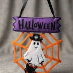 Adorno Colgante de Halloween con Fantasma y Telaraña