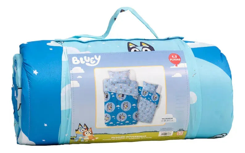 Plumón Reversible Infantil Bluey 1,5 Plazas