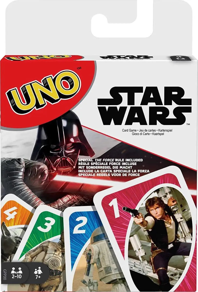 Juego de cartas Uno Star Wars Mattel