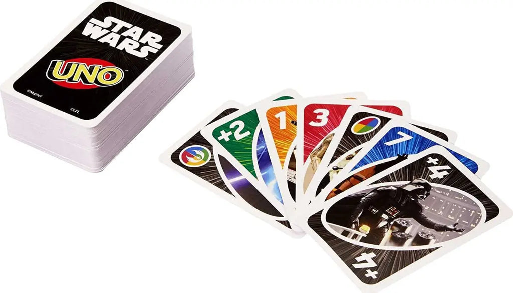 Juego de cartas Uno Star Wars Mattel